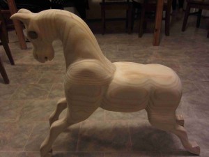 Horse - sanded